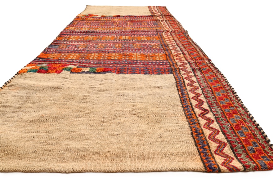 Antique Kilim Fars Carpet  230x96