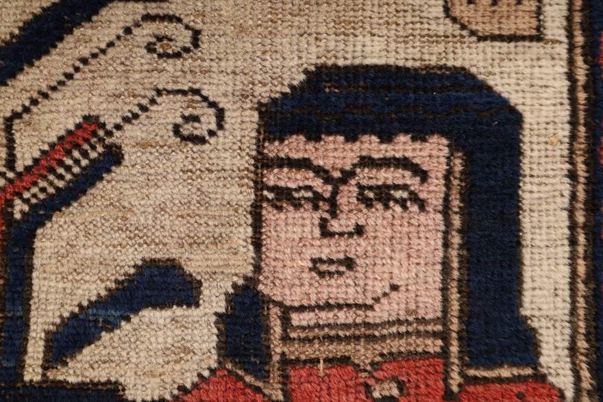 Antique Bakhtiar Carpet 152x100