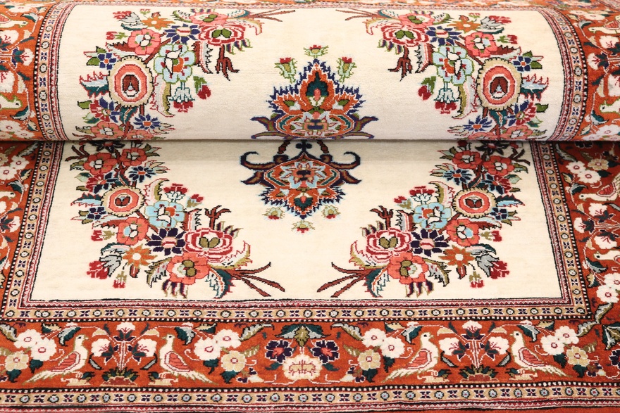 Qom Silk Carpet  118x80