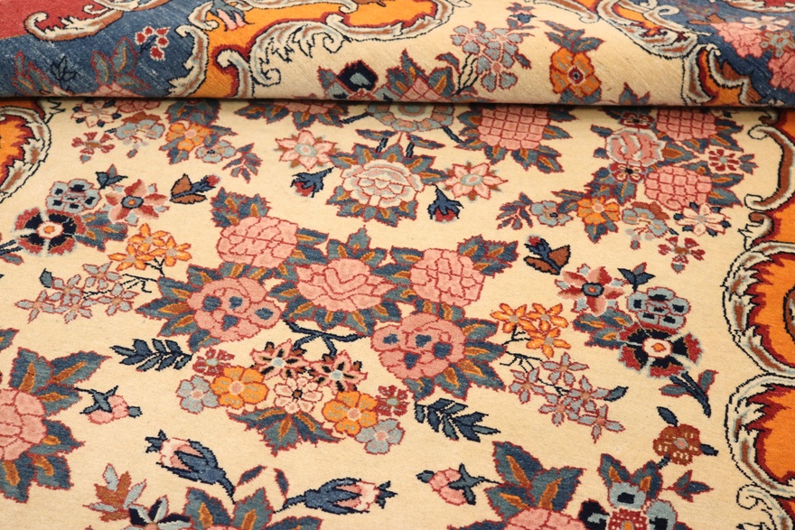 Antique Kashan Carpet  203x135