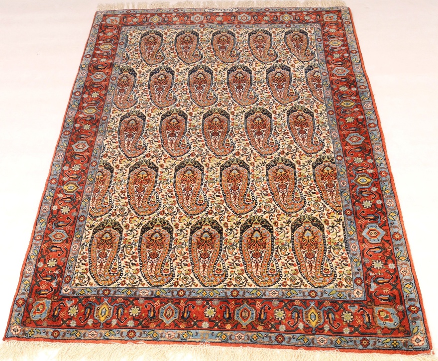 Senneh Yasha oruje Silknkette Carpet  176x117