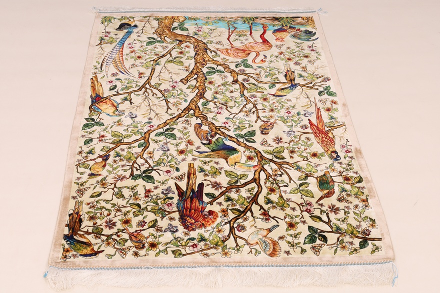 Ghom Dahlia Carpet 150x100