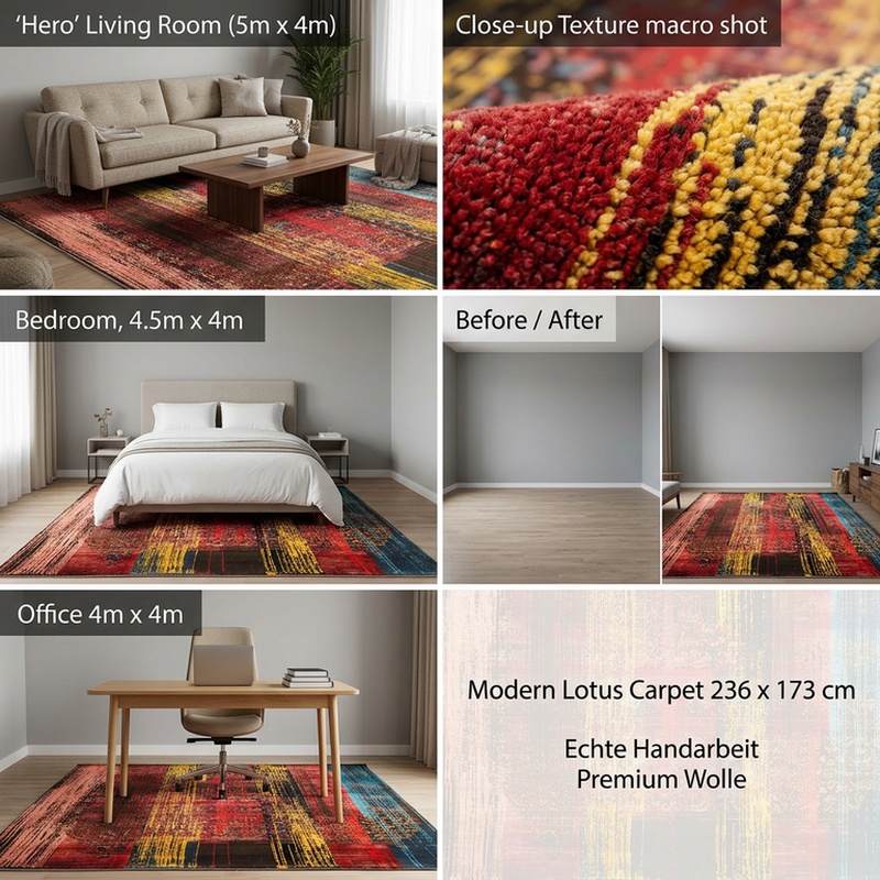 MODERN LOTUS Carpet  236x173