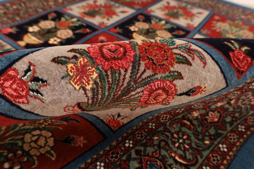 Bidjar Tagave Silknkette Carpet  118x84