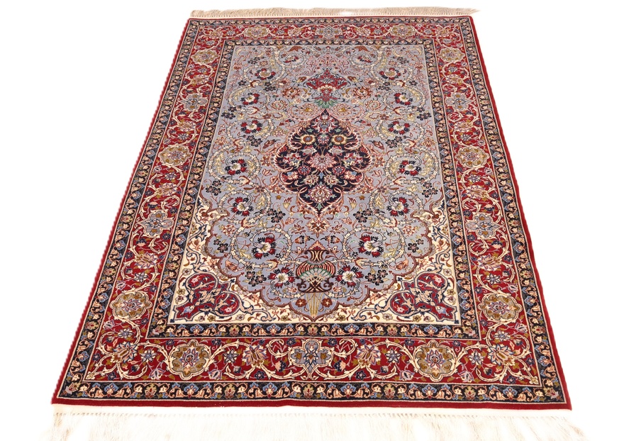 Isfahan Silk Warp Carpet 170x109