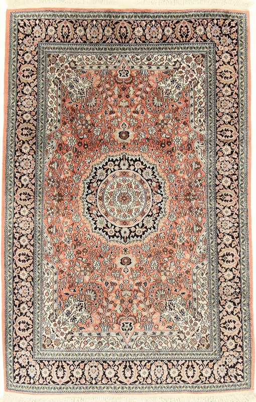 Kashmir Silk Carpet 190x125