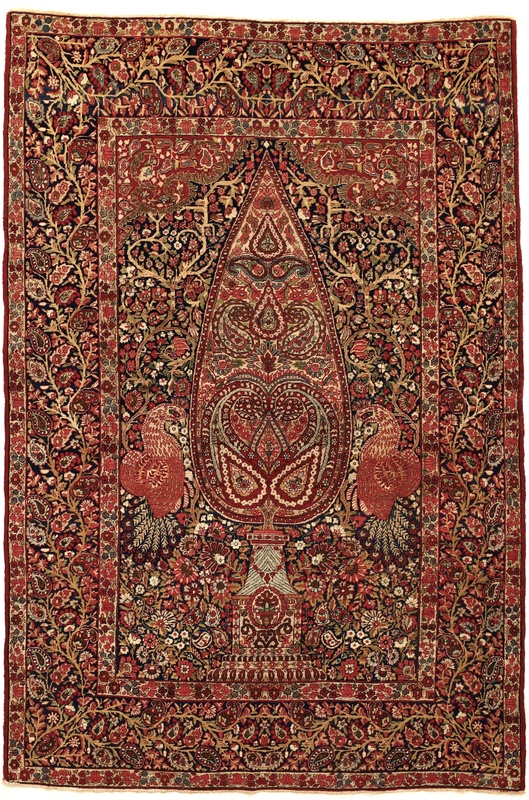 Antique Kerman Carpet  212x142