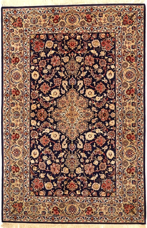 Isfahan  Silknkette Carpet  230x152
