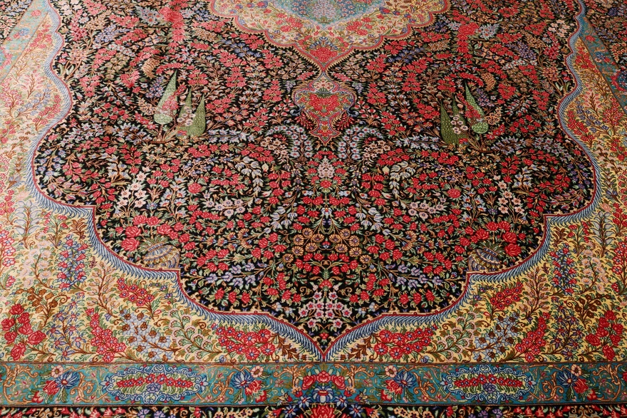 Qom Silk Naderi Carpet  300x200