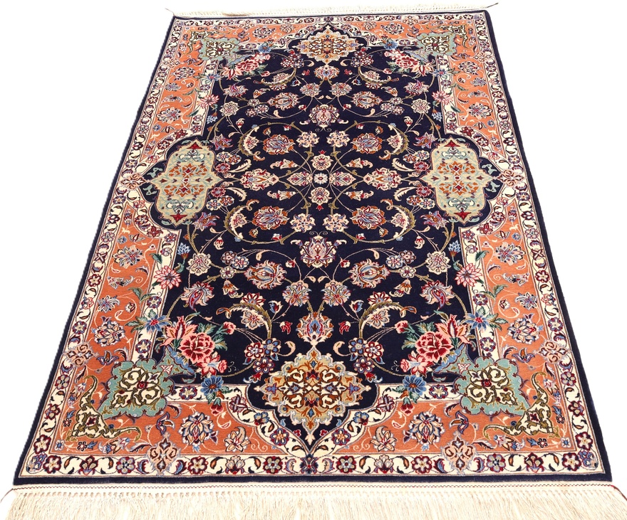 Isfahan  Silknkette Carpet  166x109