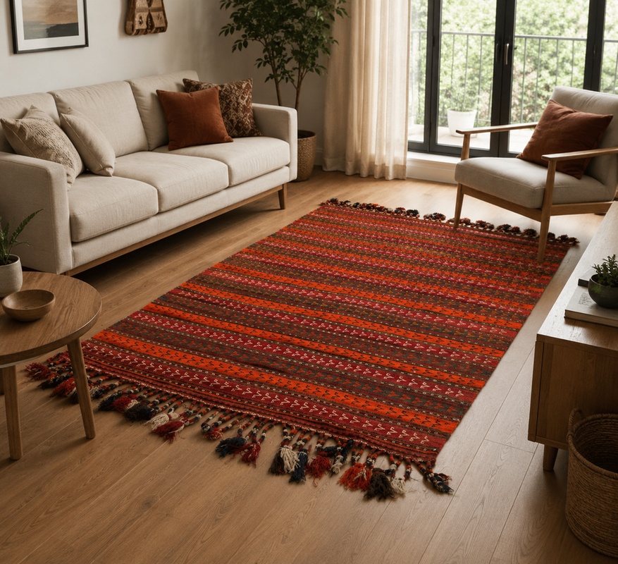 Kilim Fars Carpet  242x135
