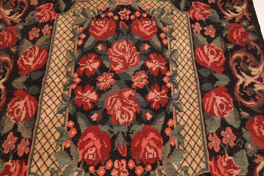 Antique Kilim Rose  Carpet  253x173