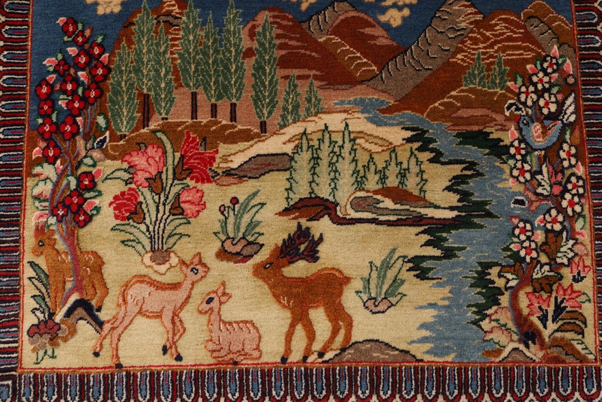 Sarouk Carpet  77x60