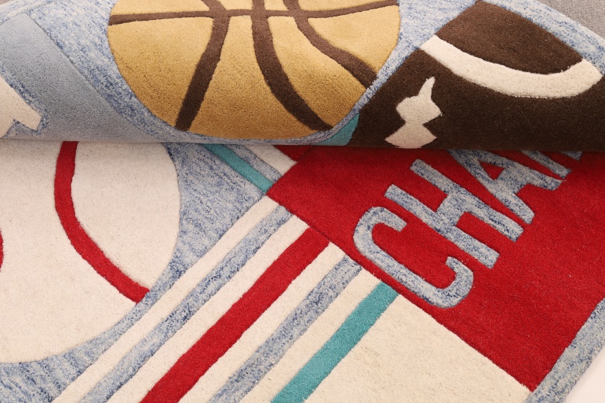 Kids Sports Ball Games Play Design carpet 243x170