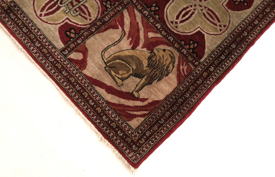 Antique Kerman Carpet  217x138