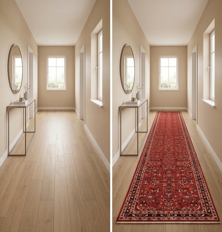 Kashan Carpet  407x100