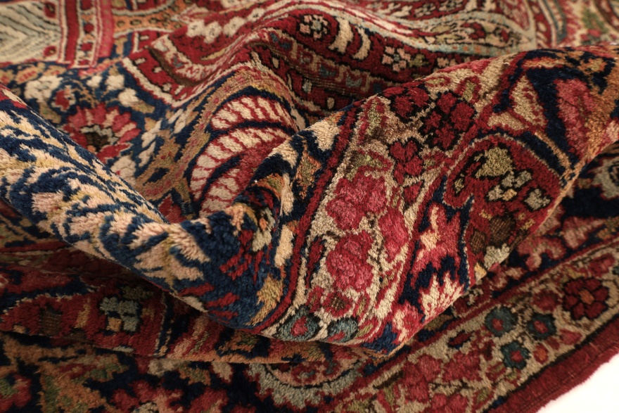 Antique Kerman Carpet  212x142