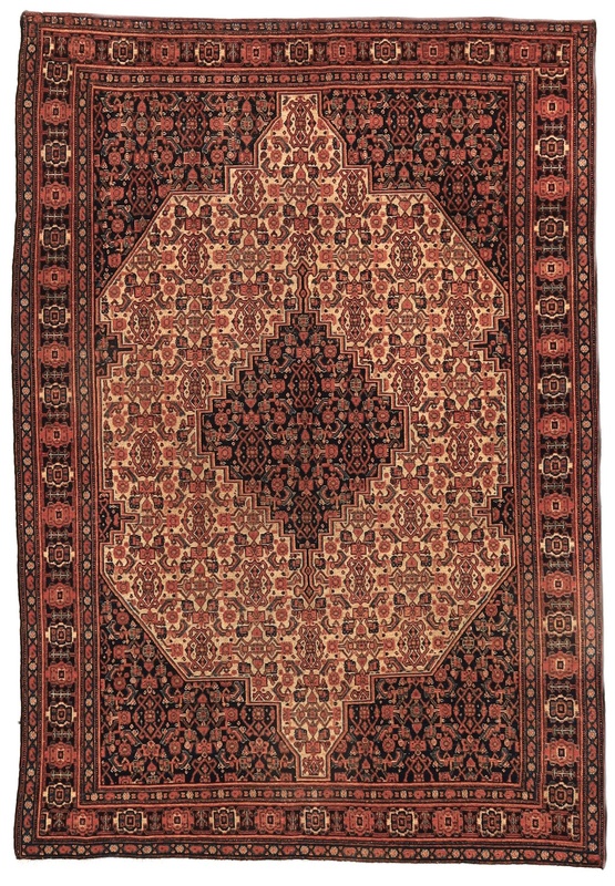 Antique Senneh Carpet 190x131
