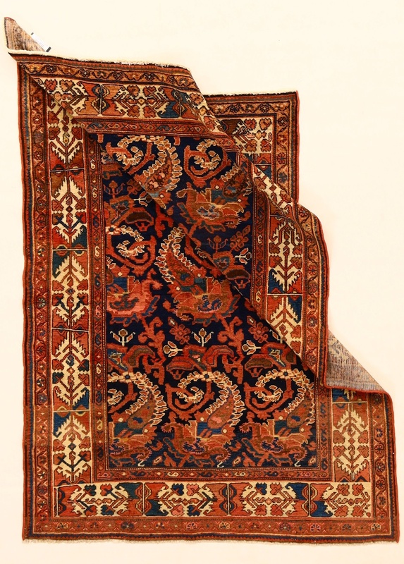 Antique Malayer Carpet 188x130