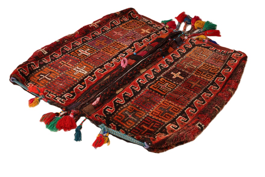 antique pocket pillow Ghashghai Carpet 138x127