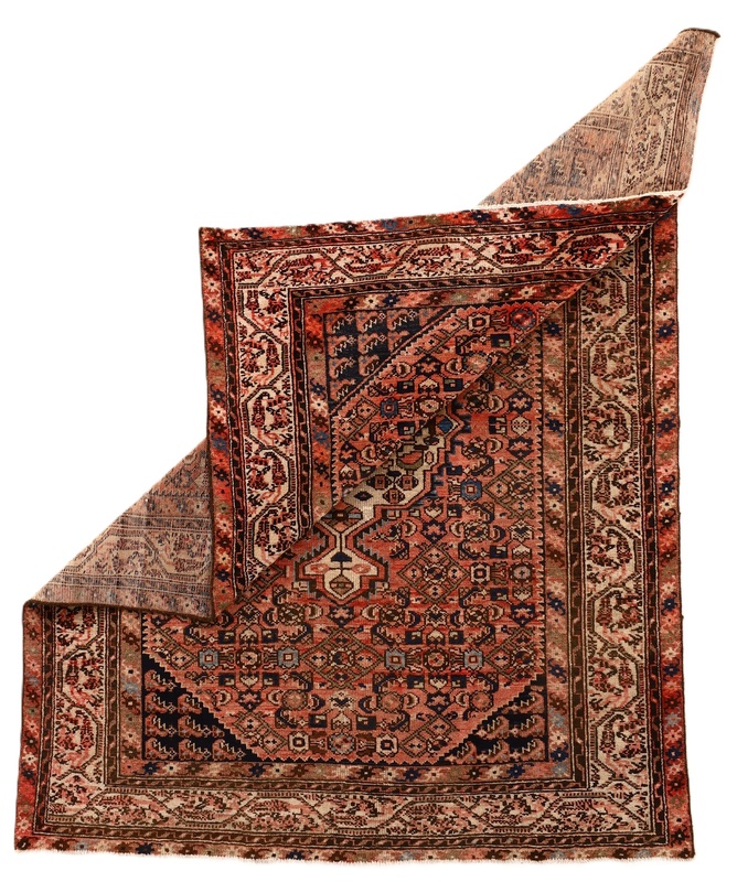 Antique Hosenabad Carpet 189x145