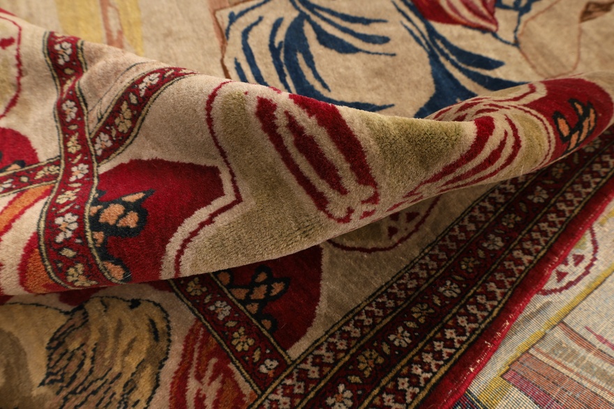 Antique Kerman Carpet  217x138