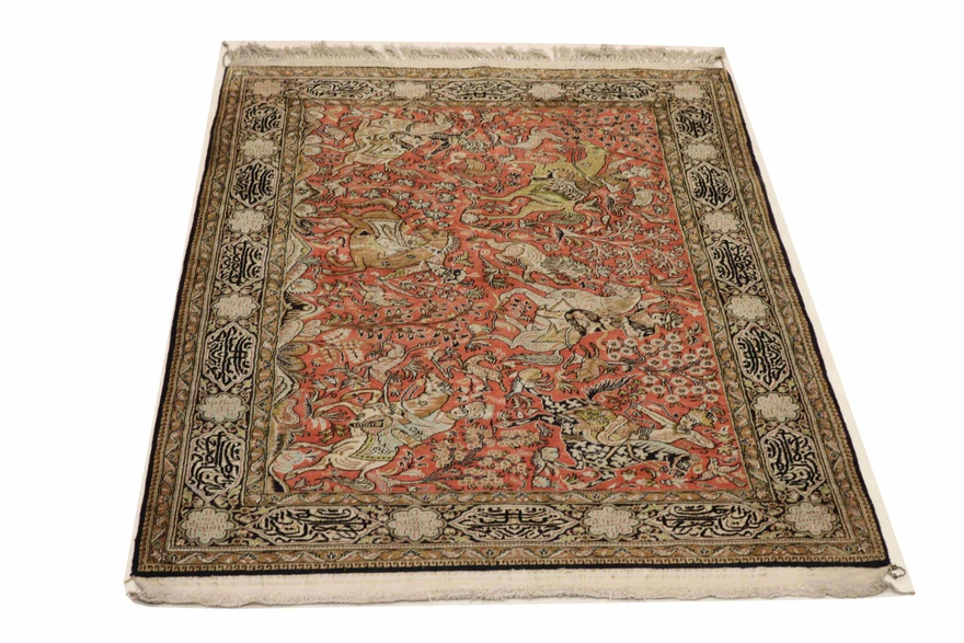 Ghom Silk Carpet 164x104