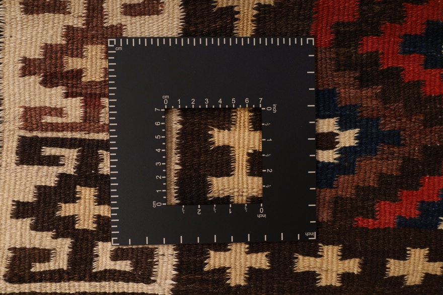 Antique Kilim Fars Carpet  316x118