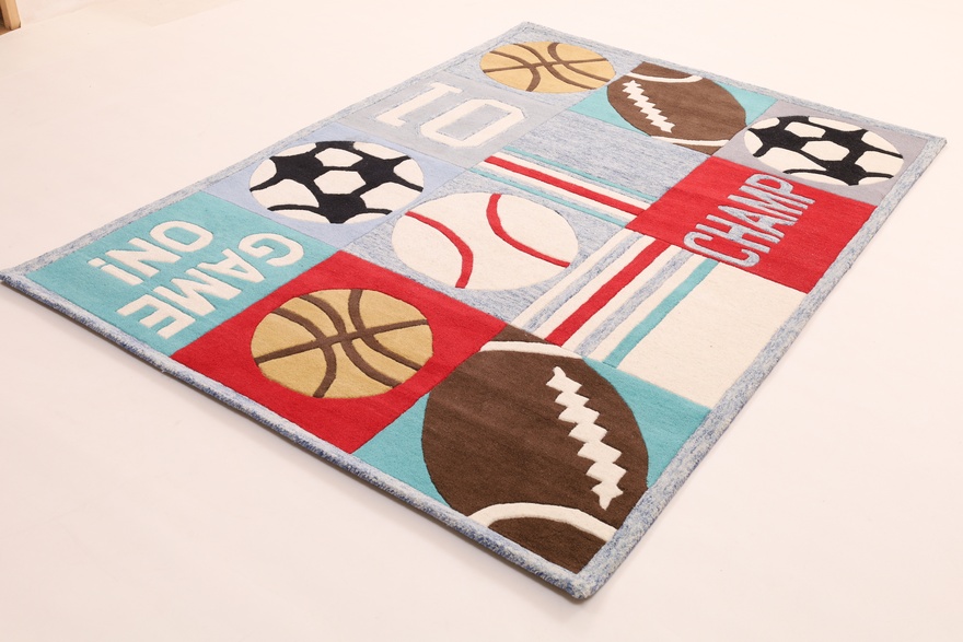 Kids Sports Ball Games Play Design carpet 243x170