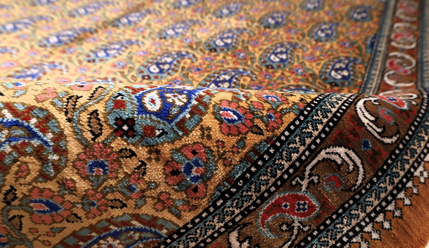 Qum Silk Carpet 117x80