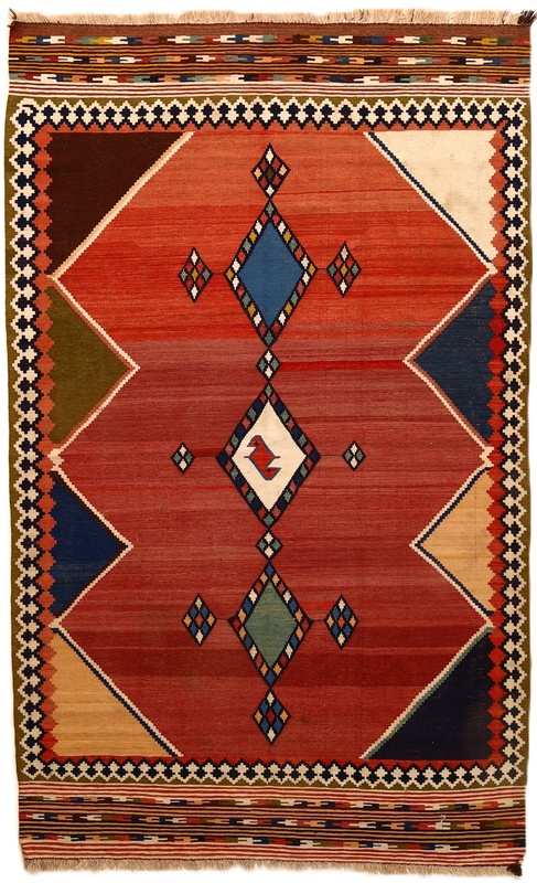 Kilim Fars Carpet  254x156