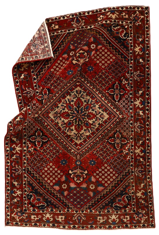 Antique Bakhtiar Carpet  208x137