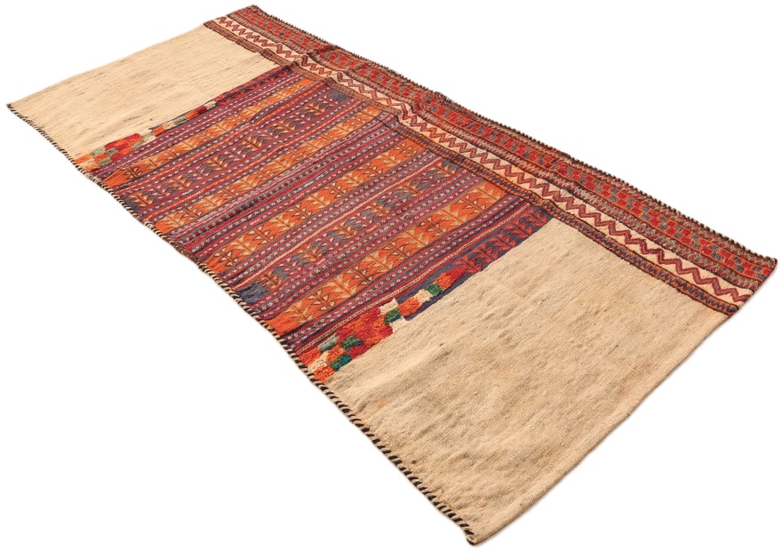 Antique Kilim Fars Carpet  230x96