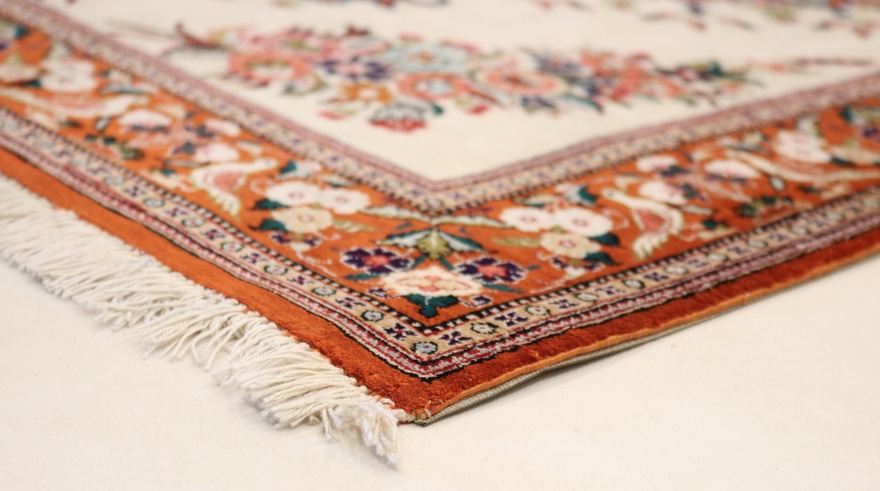 Qom Silk Carpet  118x80