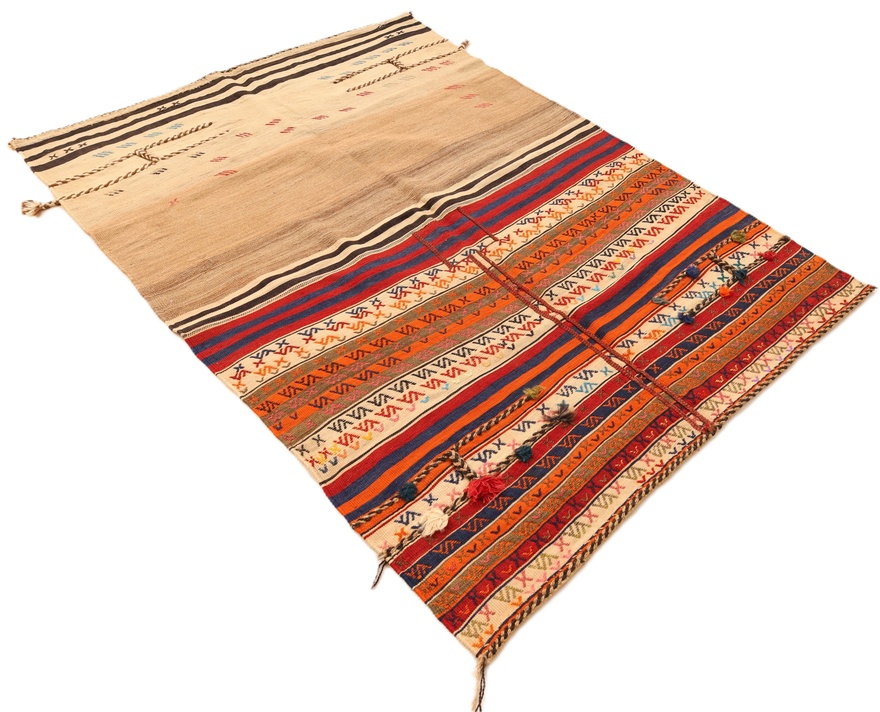 Antique Kilim Fars Carpet  171x125
