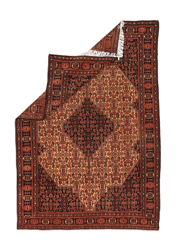 Antique Senneh Carpet 190x131