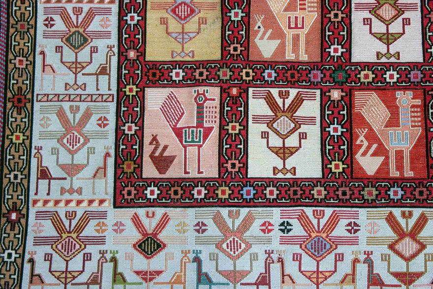 Kelim Silk Carpet 196x123