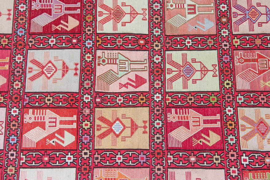 Kelim Silk Carpet 196x123