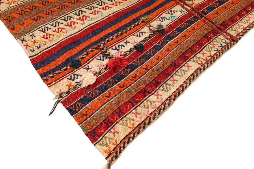 Antique Kilim Fars Carpet  171x125