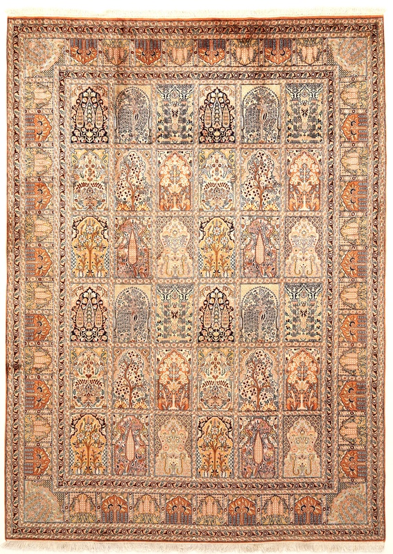 Kashmirsilk carpet 302x220