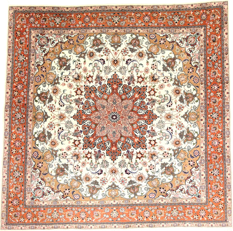 Tabriz 50 raj Carpet 248x252