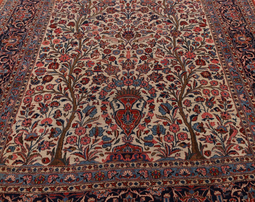 Kashan Antique Carpet 343x230