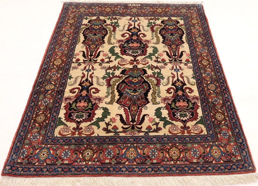 Senneh Yasha oruje Silknkette Carpet  153x121