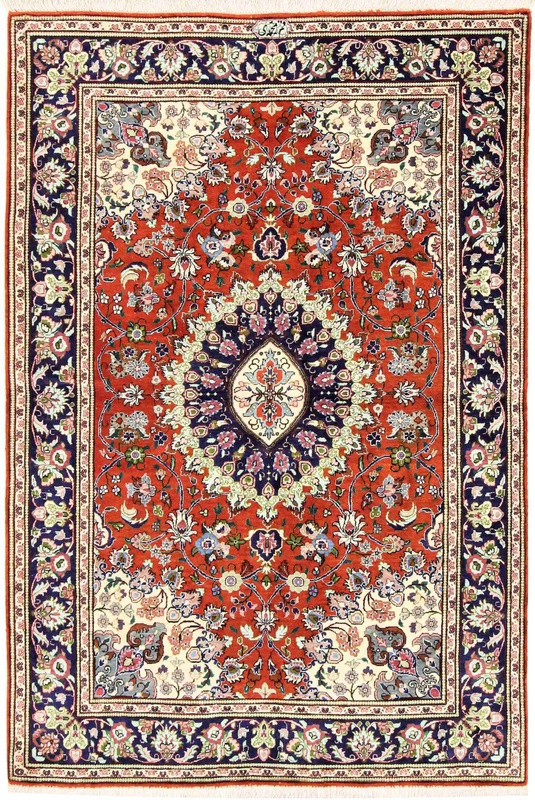 Ghom Silk Carpet 147x100
