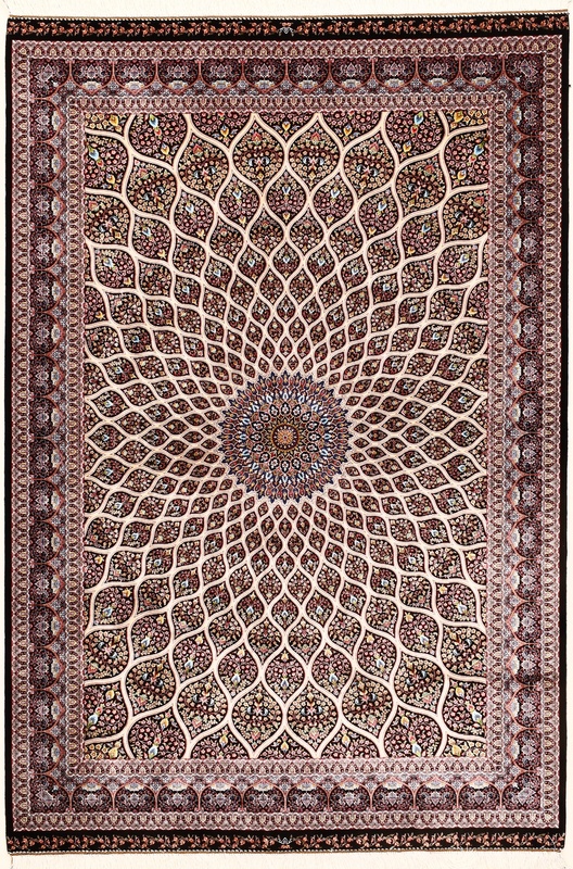 Ghom Geometric design Carpet 120x80