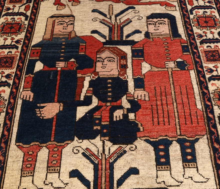 Antique Bakhtiar Carpet 152x100