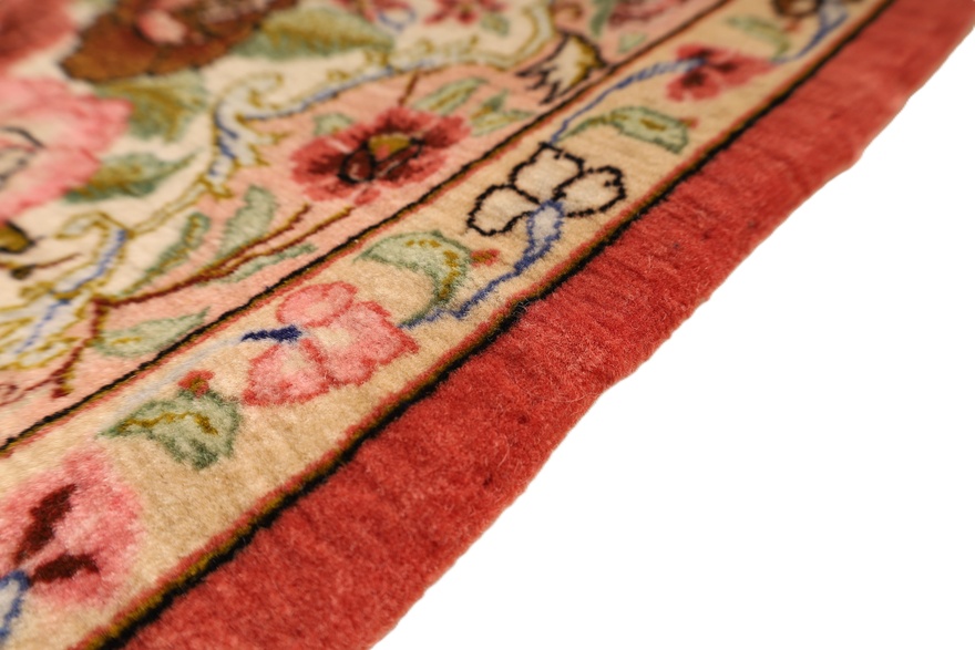Isfahan  oruje  Silknkette Carpet  170x109