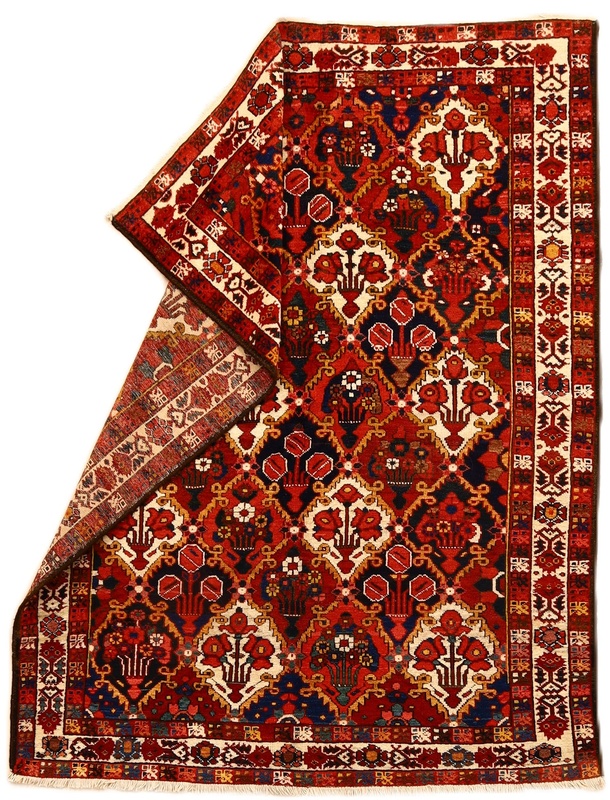 Antique BAKHTIAR Carpet 202x154