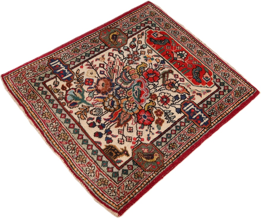 Antique Tabriz Carpet  65x56