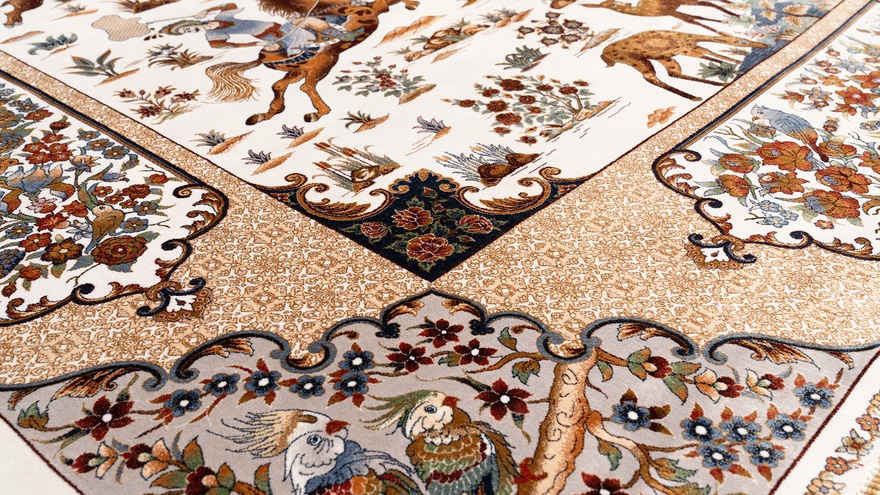 Qom  Dahlia Carpet 230x160